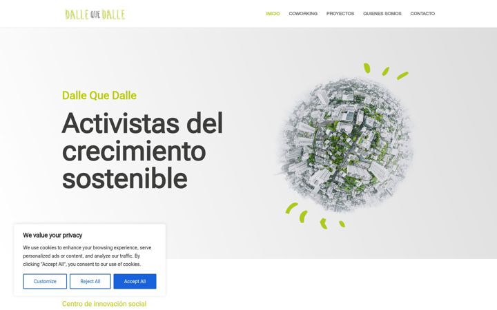 Screenshot of dallequedalle.com