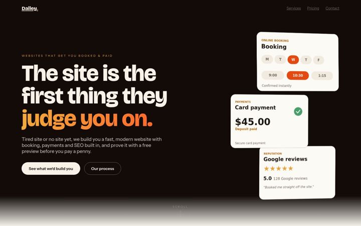 Screenshot of dalleydigital.com
