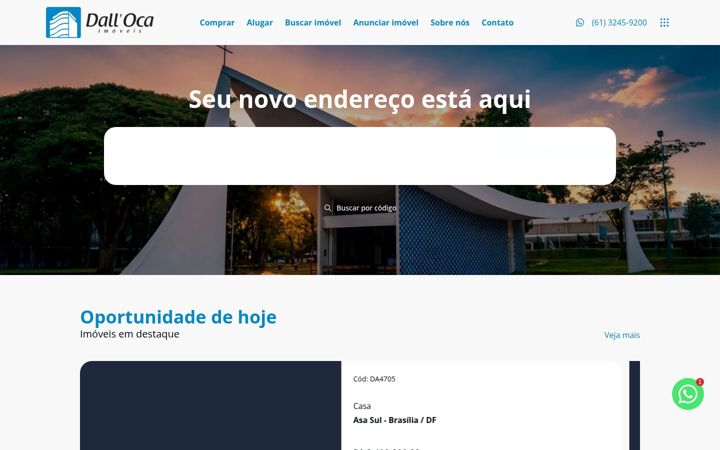 Screenshot di dalloca.com.br