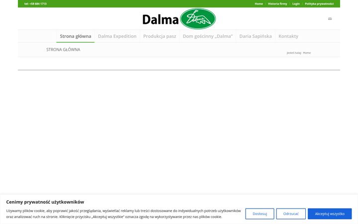 Screenshot of dalmaexpedition.pl