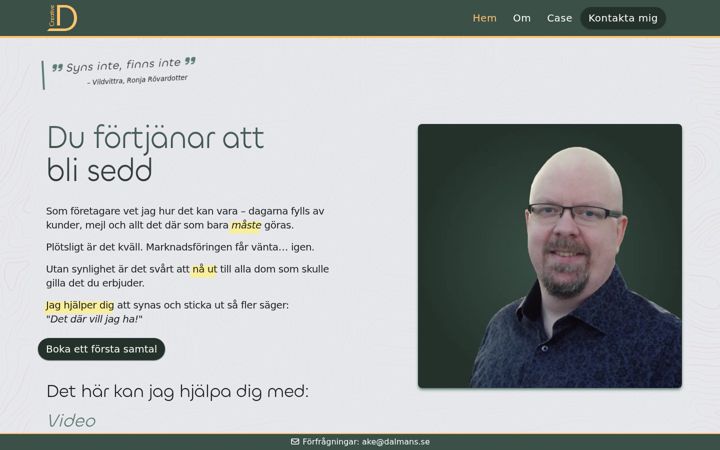 Screenshot of dalmans.se