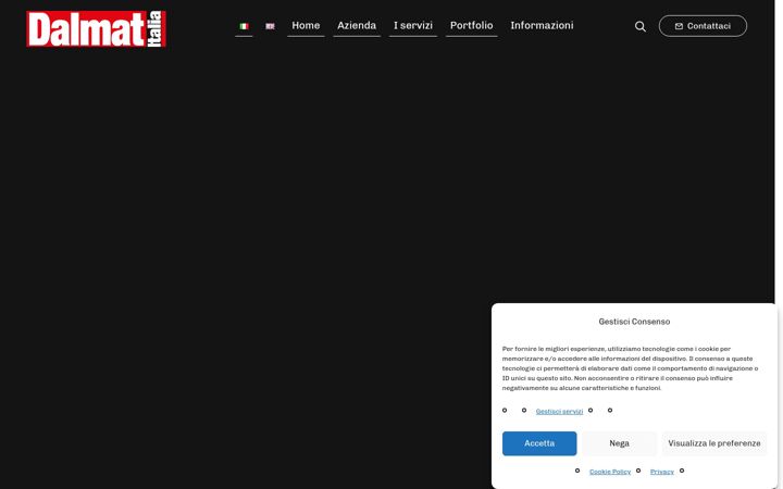 Screenshot von dalmat-italia.it