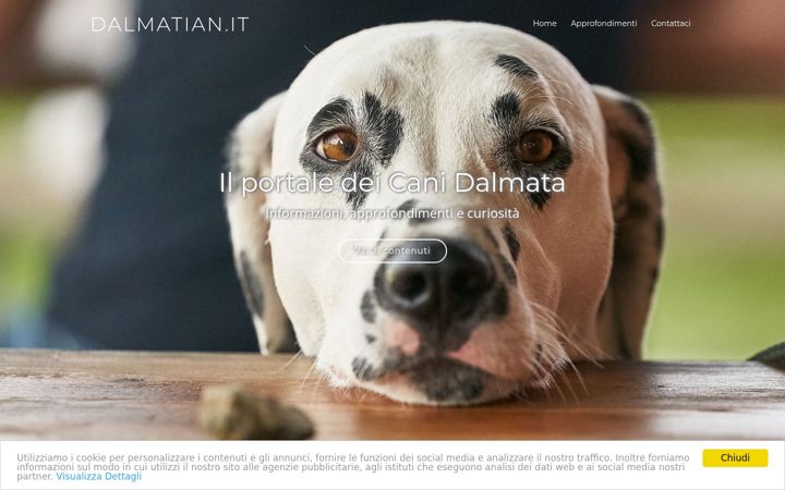 Screenshot von dalmatian.it