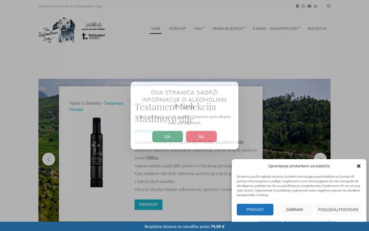 Screenshot of dalmatiandog.eu