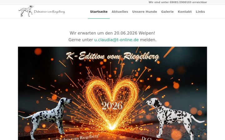 Screenshot of dalmatiner-vom-riegelberg.de