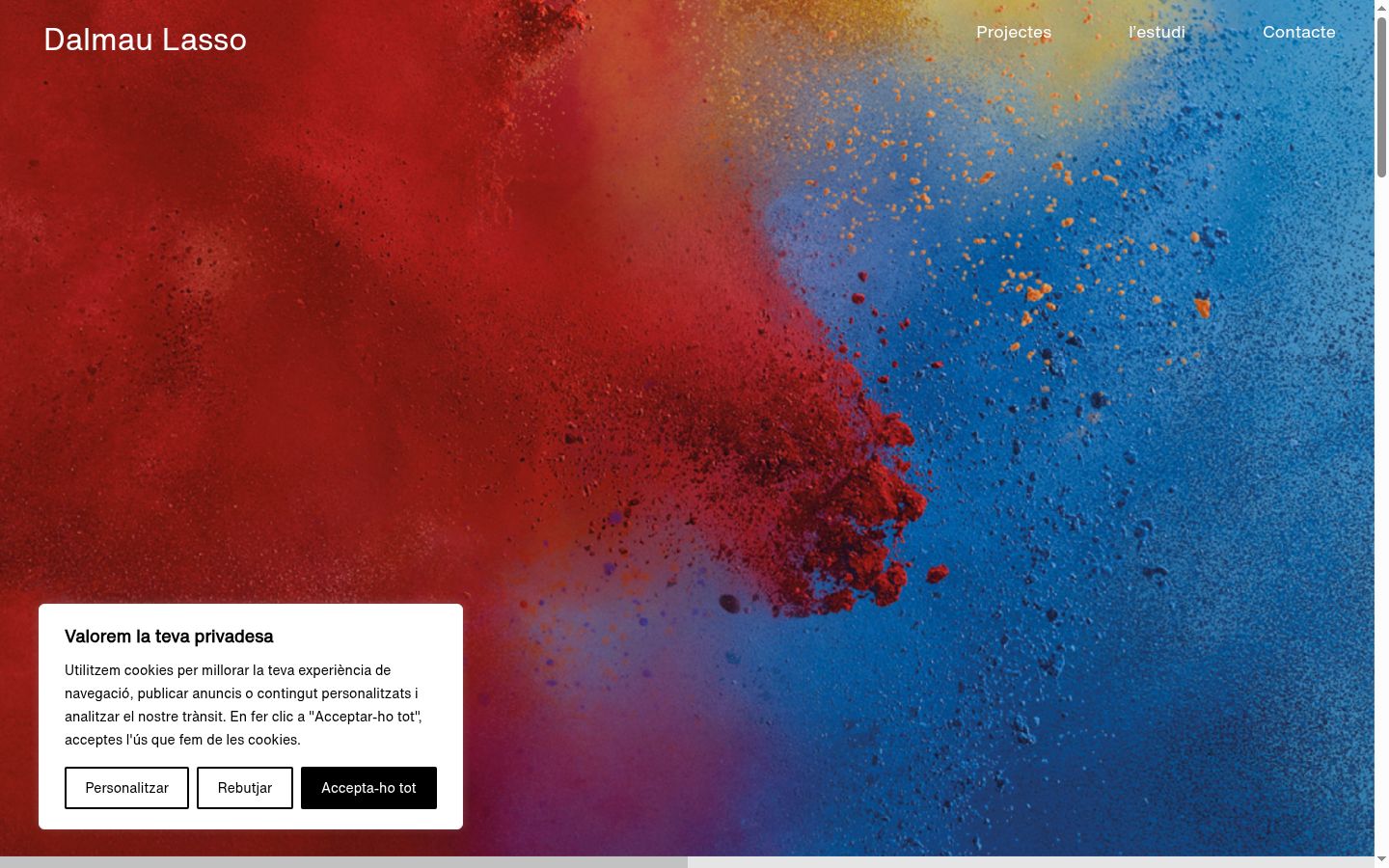 Screenshot tal-banner tal-kunsens muri qabel kwalunkwe interazzjoni