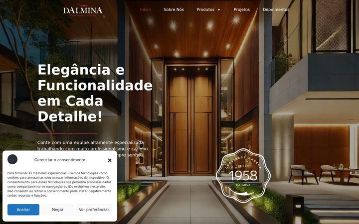 Screenshot of dalmina.net