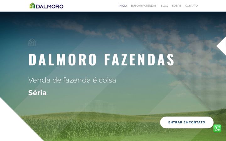 Snimka zaslona za dalmorofazendas.com.br