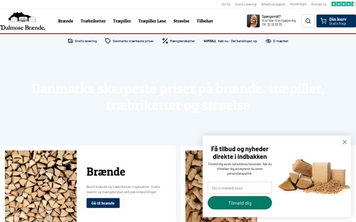 Screenshot of dalmosebraende.dk