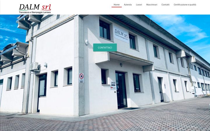 Kuvakaappaus sivustosta dalmsrl.it