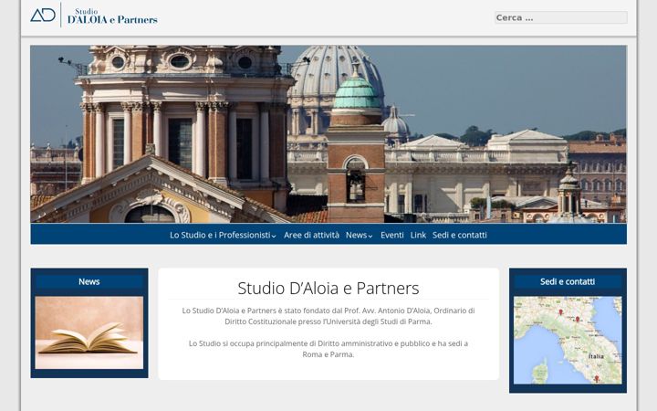 Screenshot von daloiaepartners.it
