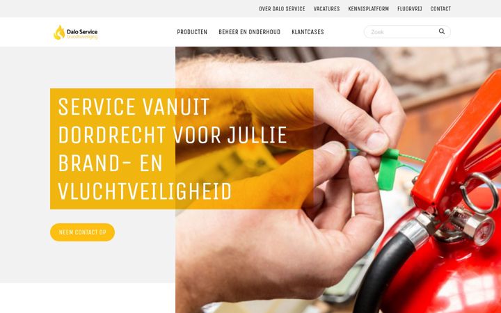 Skjermbilde av daloservice.nl