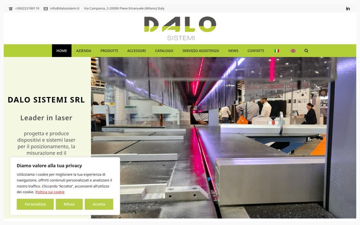 Screenshot von dalosistemi.it