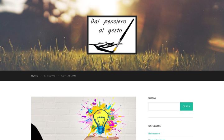 Screenshot of dalpensieroalgesto.it