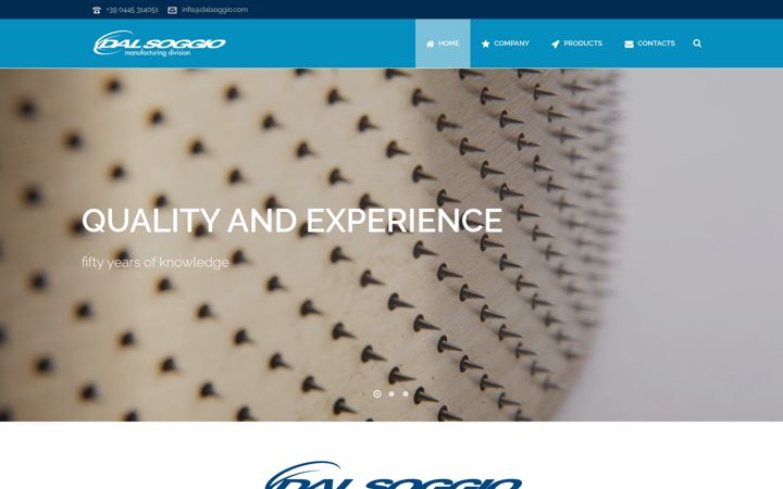 Screenshot of dalsoggio.com
