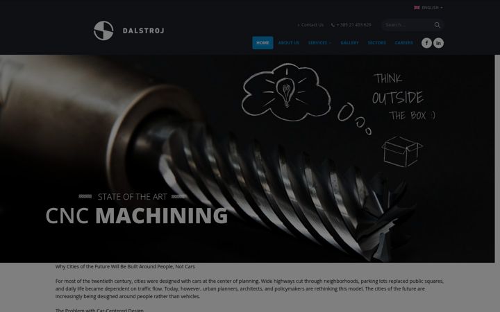 Screenshot of dalstroj.com