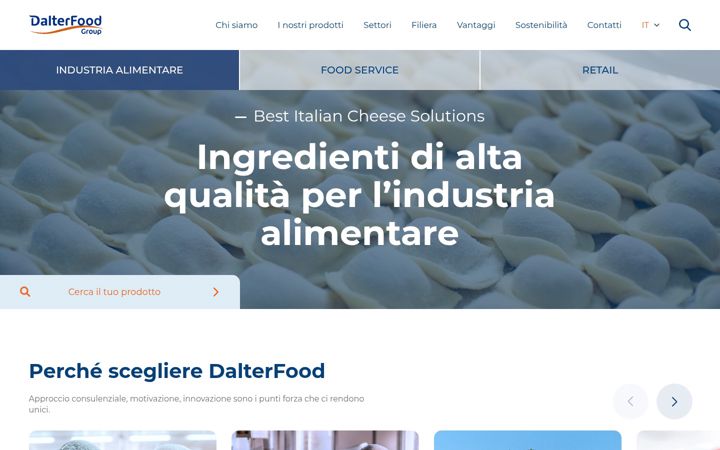 Screenshot of dalterfood.com