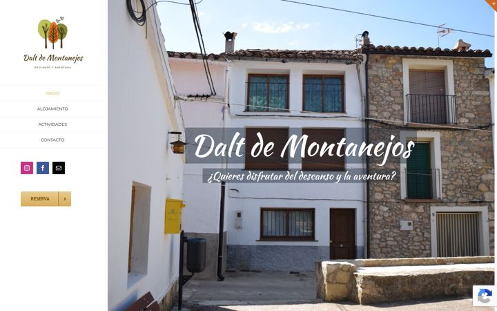 Screenshot di daltmontanejos.es