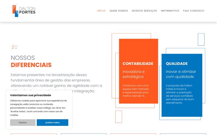 Snimka zaslona za daltonfortes.com.br