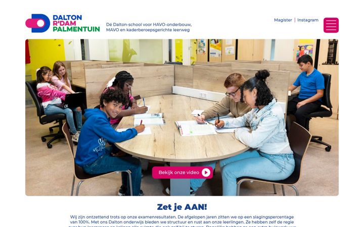 Captură de ecran a daltonrotterdam.nl