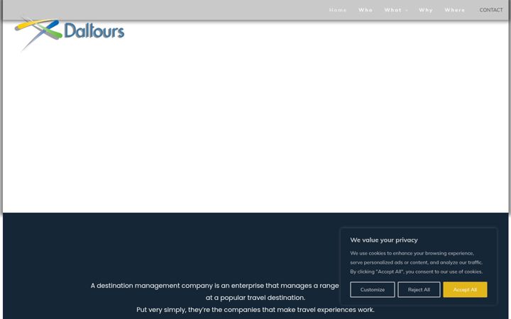 Screenshot of daltours.net