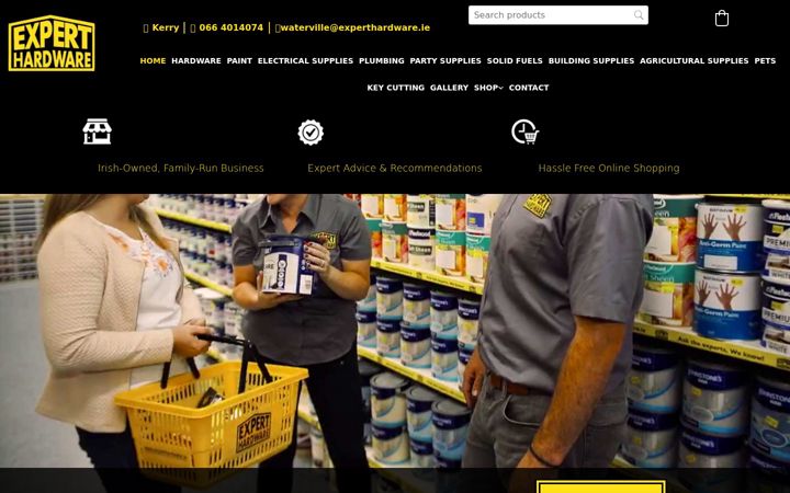 Screenshot van dalyshardware.ie