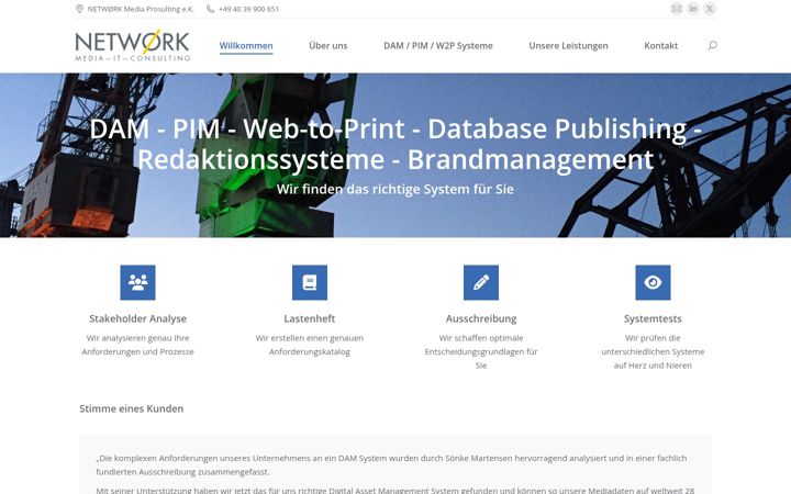 Captura de pantalla de dam-digital-asset-management-beratung.de