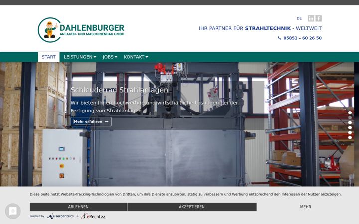 Screenshot of dam-maschinenbau.de
