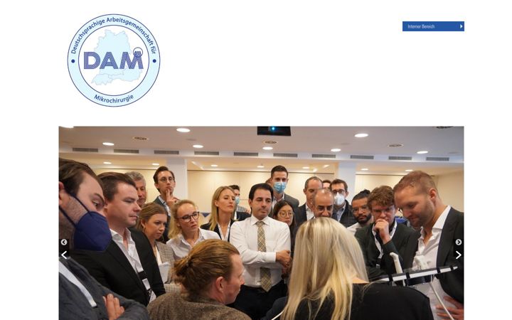 Snímek obrazovky dam-mikrochirurgie.org