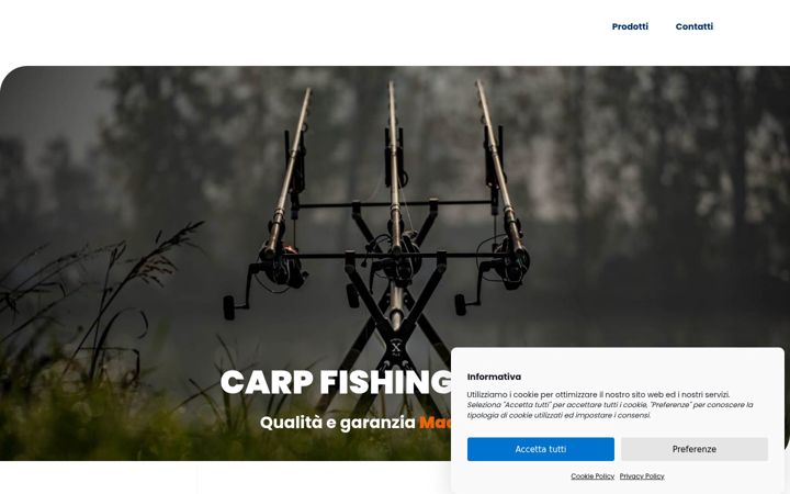 Screenshot of damacarpfishing.it