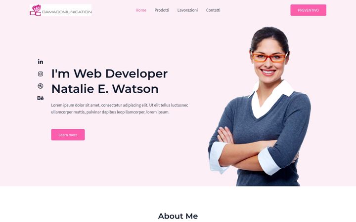 Screenshot of damacomunication.it
