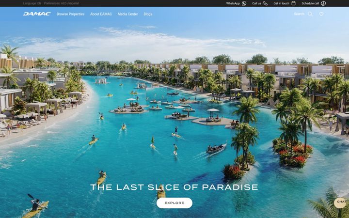 Screenshot of damacproperties.com