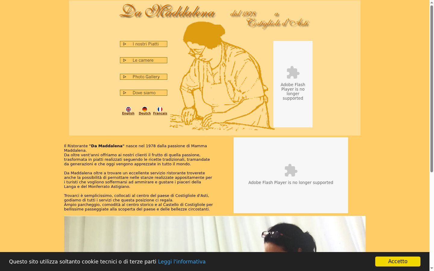 Captura de pantalla del banner de consentimiento mostrado antes de cualquier interacción