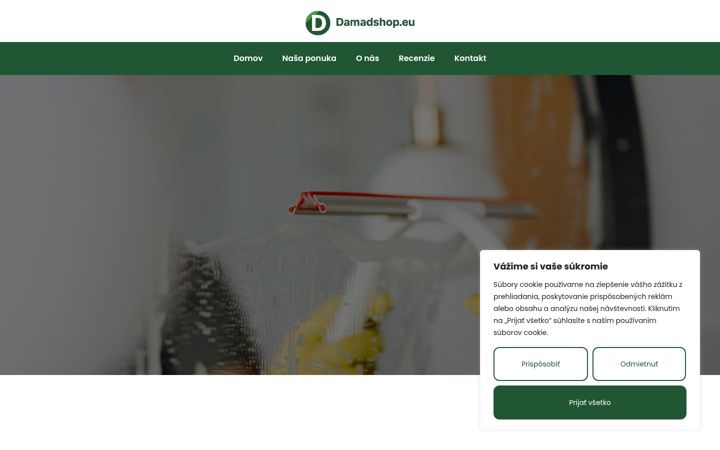 Screenshot of damadshop.eu