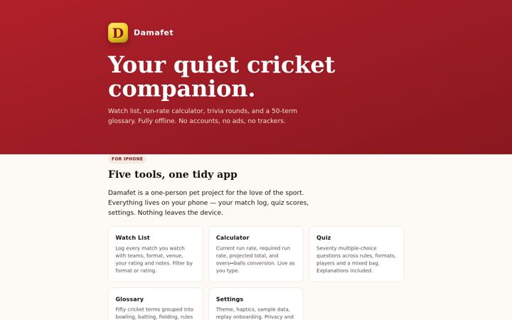 Screenshot of damafet.com