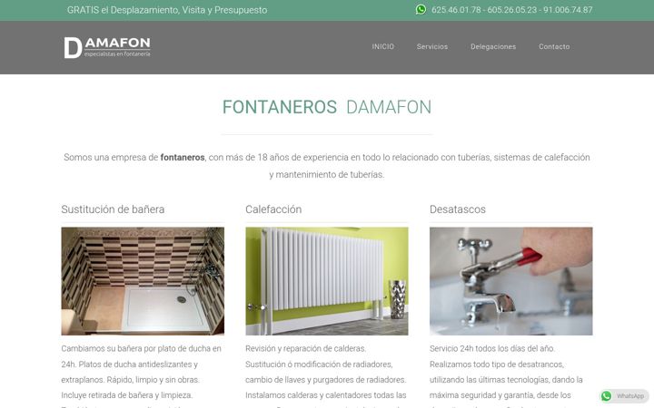 Screenshot di damafon.es