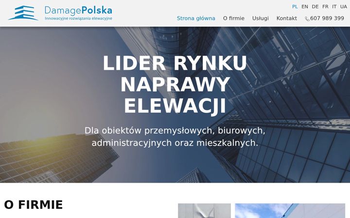 Screenshot of damagepolska.com