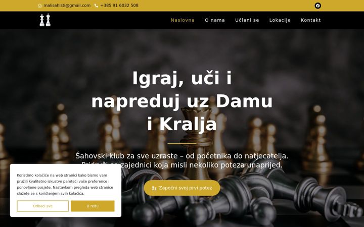 Screenshot of damaikralj.com