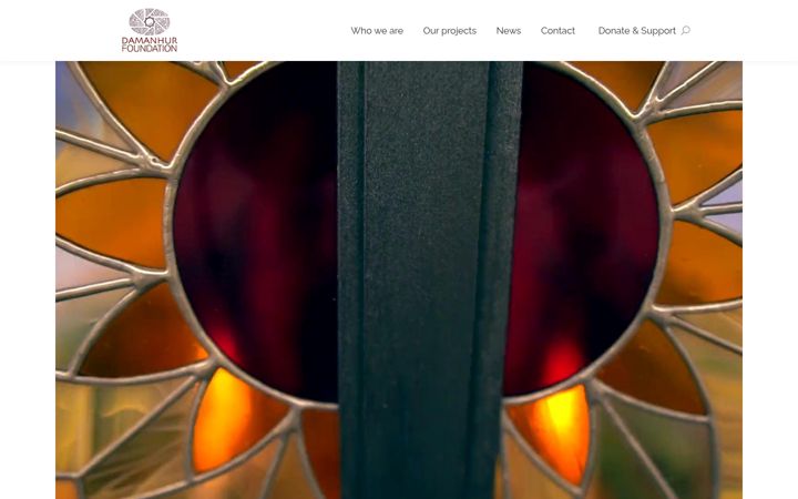 Screenshot of damanhur.foundation