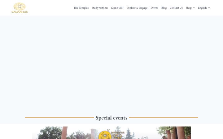 Screenshot of damanhur.org