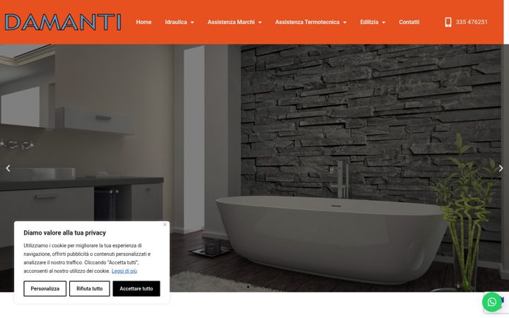 Screenshot of damanti.it