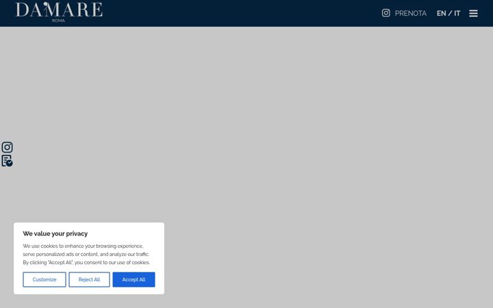 Screenshot of damareroma.it