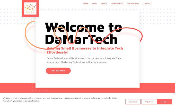 Screenshot of damartech.com