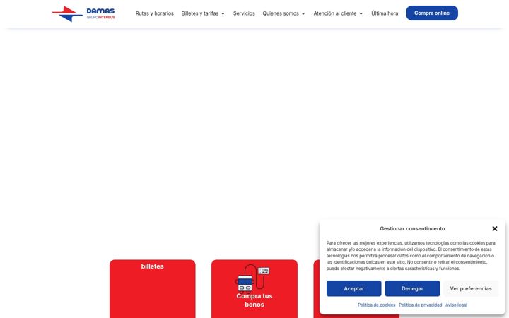 Screenshot di damas-sa.es