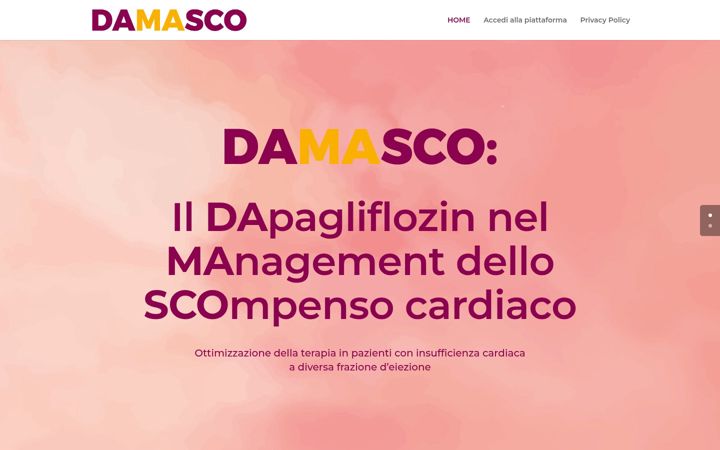 Screenshot of damascocardio.it