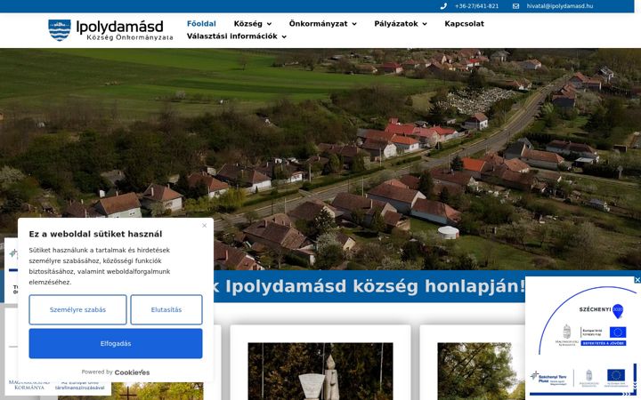Screenshot of damasdhivatal.hu