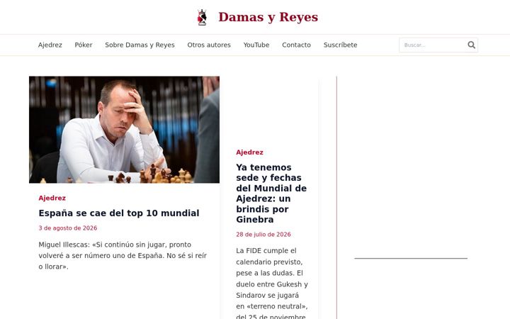 Screenshot di damasyreyes.es
