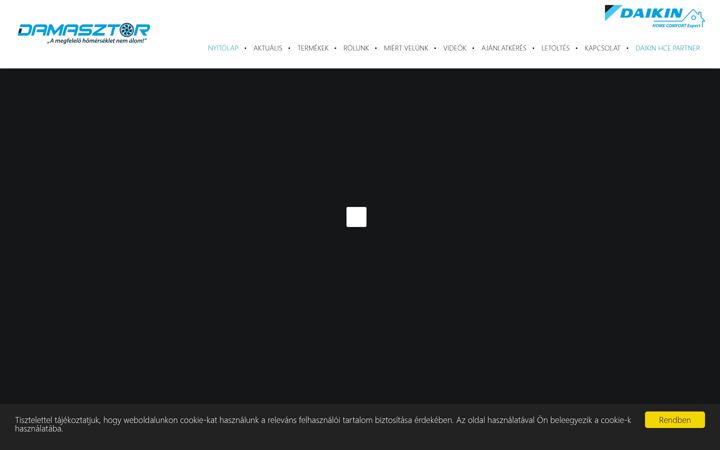 Screenshot of damasztor.hu