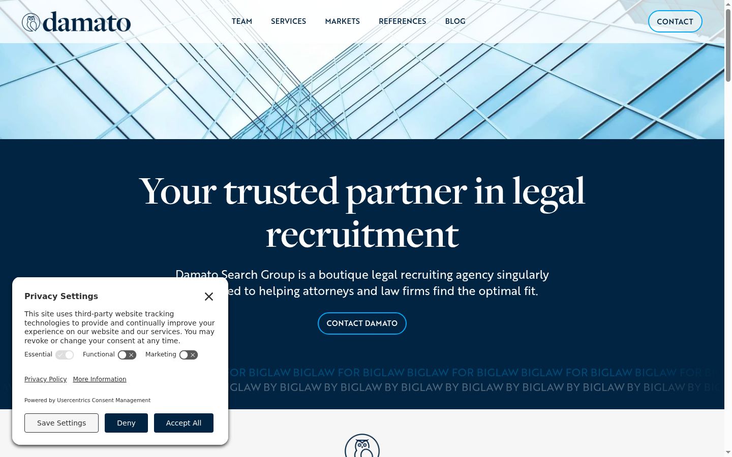 Screenshot tal-banner tal-kunsens muri qabel kwalunkwe interazzjoni