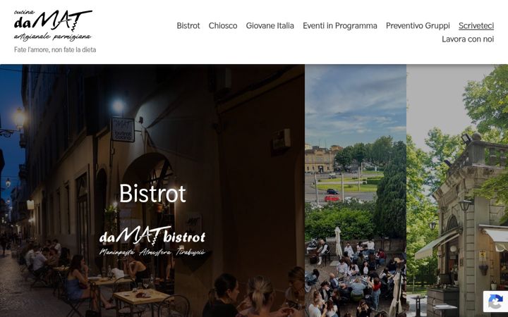 Screenshot of damatparma.it
